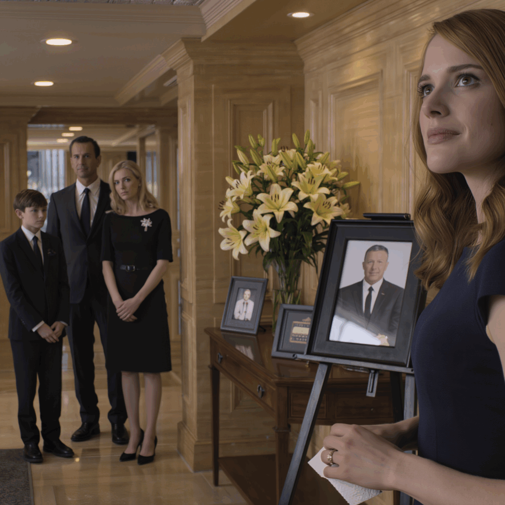 A Stranger Appeared at My Father-in-Law’s Funeral; What She Did Left Me Frozen—Until a Sixteen-Year Confession Broke in Front of Everyone