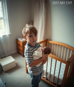 The young parents observed their eldest son going into his younger brother’s room each morning at…