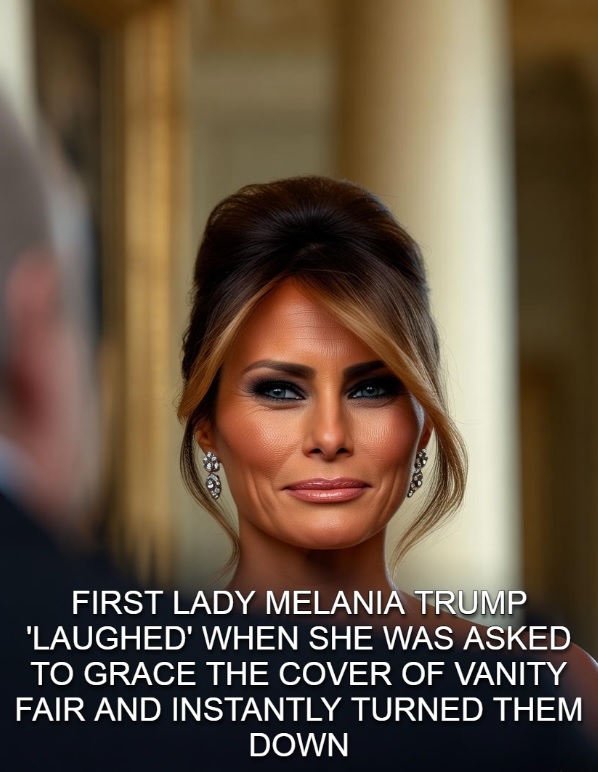 Melania Trump Declines Vanity Fair Cover Offer, Responds with Laughter !