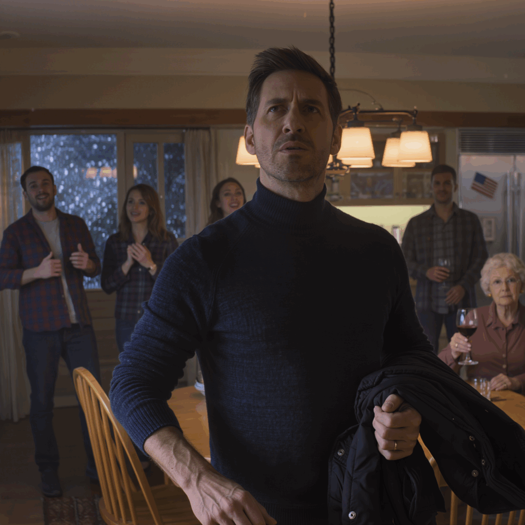 I Was Still Taking Off My Shoes When My Aunt Whispered, ‘Maybe Don’t Bring Up Your Job Situation – It’ll Depress The Kids.’ I Just Smiled And Too A Seat. Later, My Cousin’s Fiancé Bragged About Landing An Interview At Some ‘Elite Tech Firm’ And Smirked, ‘Doubt You’d Even Get Past Security.’ I Stood Up, Grabbed My Jacket, And Said, See You Monday.’ The Room Went Ice Cold.