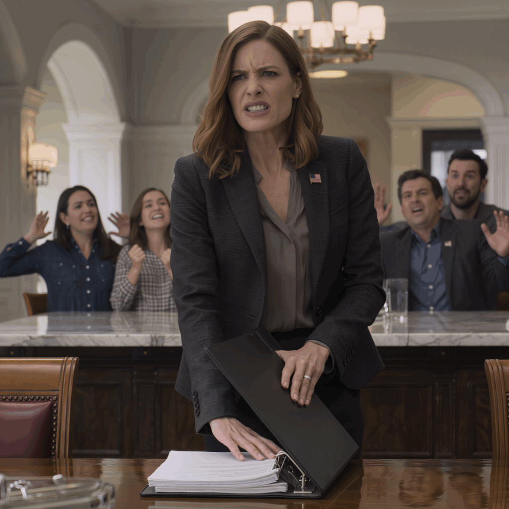 My Sister Slapped Me At Family Dinner And Snarled: “You’ve Got 10 Minutes To Get Out Of My House.” Mom And Dad Laughed, Clapping In Support. I Smiled, Pulled Out A File, Slammed It On The Table, And Said: “Then You All Only Have 5 Minutes.”