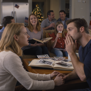 at christmas, my mom showed our old photo albums to my fiancẫ. he froze, grabbed my hand, and whispered: “don’t you see it?” “see what?” “how can you not see it?” he showed me-and i couldn’t unsee it. five hours later, i called the police